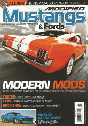 MODIFIED MUSTANGS & FORDS 2012 MAY - HEIDTS RIDE, '70 BOSS RACER